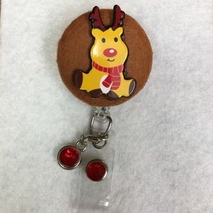🎁BOGO FREE SALE🎁 Rudolf Badge Holder